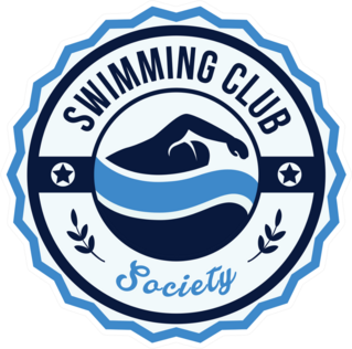 Modern Sports Club Swimming Sticker
