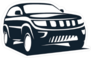 Modern SUV Icon Sticker