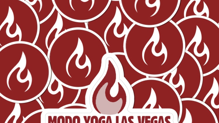 Modo Yoga Las Vegas Circle & Die Cut Stickers