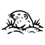Mole Icon Sticker