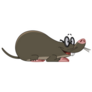 Mole In Eyeglasses Sticker