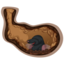 Mole Living Underground Sticker