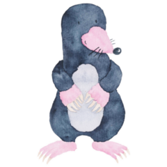Mole Woodland Sticker
