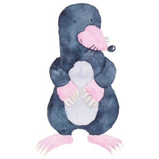 Mole Woodland Sticker