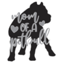 Mom Of Pit Bull Sticker
