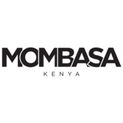 Mombasa Kenya Emblem Lettering Sticker