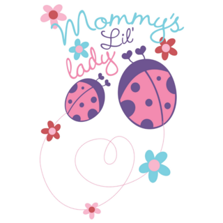 Mommys Lil Lady Ladybug Sticker