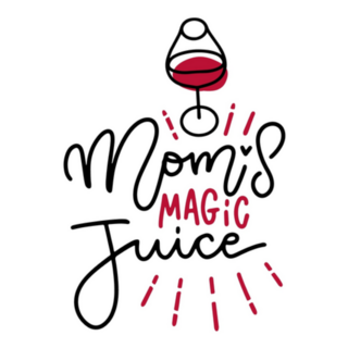 Moms Magic Juice - Funny Wine Sticker