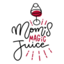 Moms Magic Juice - Funny Wine Sticker
