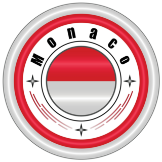 Monaco Badge Sticker