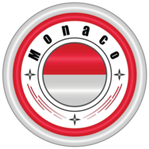 Monaco Badge Sticker
