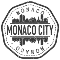 Monaco City Stamp Sticker
