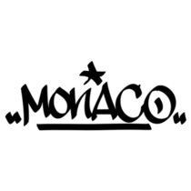 Monaco Graffiti Tag Sticker