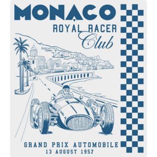  Monaco Grand Prix Sticker