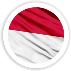 Monaco Rounded Circle Sticker