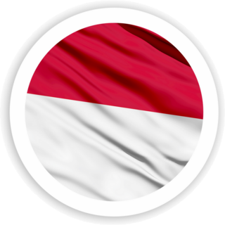 Monaco Rounded Circle Sticker