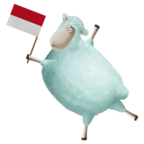 Monaco Sheep Sticker