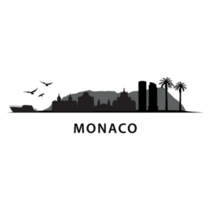 Monaco Silhouette Sticker