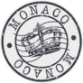 Monaco Stamp Posta Sticker
