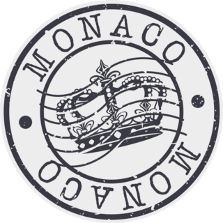 Monaco Stamp Posta Sticker