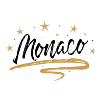 Monaco Star Font Sticker