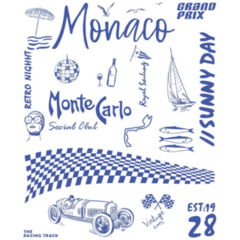 Monaco Vacation Sticker
