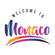 Monaco Welcome To Sticker