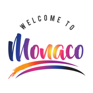 Monaco Welcome To Sticker