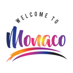 Monaco Welcome To Sticker