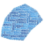 Monaco Word Cloud Sticker