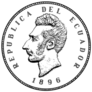 Moneda De Ecuador Sticker