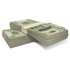 Money Stacks Sticker