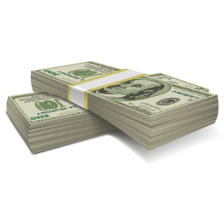 Money Stacks Sticker