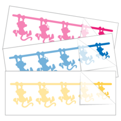 Monkey Family Stickers and Decals