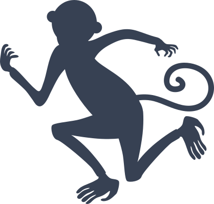 Monkey Sticker