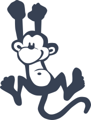 Monkeys With Faces Baby Boy Family Sticker
