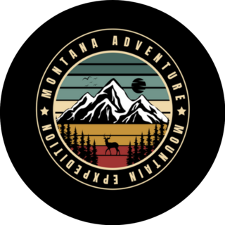 Montana Adventure Mountain Expedition Green Sticker