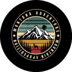 Montana Adventure Mountain Expedition Green Sticker