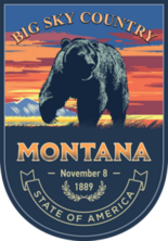 Montana Banner Sticker