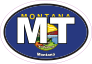 Montana Flag Oval Sticker