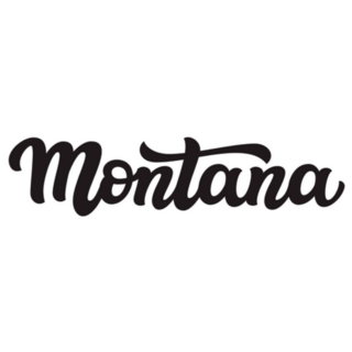 Montana. Hand Drawn  Name Sticker