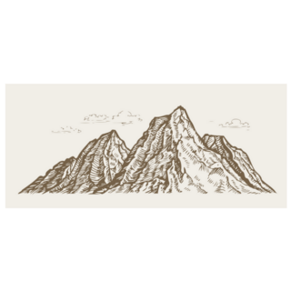 Montana Mountain Landscape Sticker