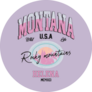 Montana Mountains Illustration Rocky Mountains Sticker