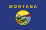Montana Mt State Flag Sticker