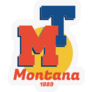 Montana  Retro American Logo. 90s Sticker