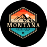 Montana Take A Hike Color Orange And Green Sticker