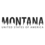 Montana United States Of America Shadow Sticker