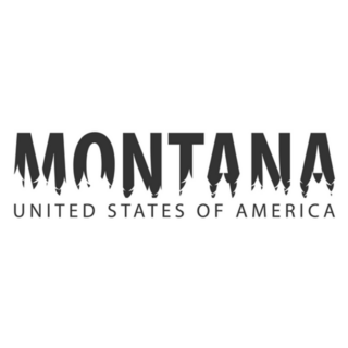 Montana United States Of America Shadow Sticker