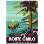 Monte Carlo Monaco Poster Sticker