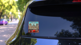 Monte Carlo Retro Car Sticker on a Rear Car Window (New) example